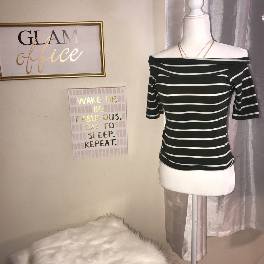 Weekend off the shoulder top